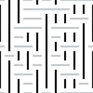 Pattern with black and silver gray stripes 6925 Stock Illustration