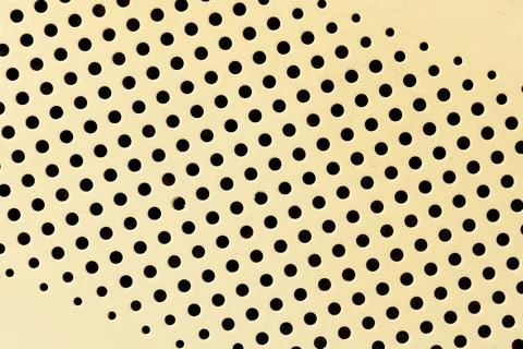A pattern of black and white dots Foto stock