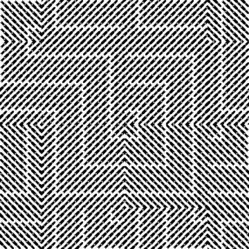 Pattern with black arrows Stock Illustration