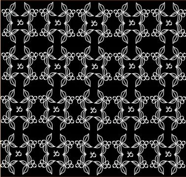 Pattern on a black background Stock Illustration