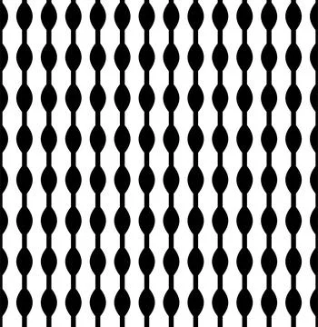 Pattern of black circles connected by vertical lines on isolated background. Stock Illustration