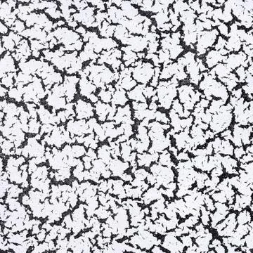 Pattern black cracks on silver metal Stock Illustration