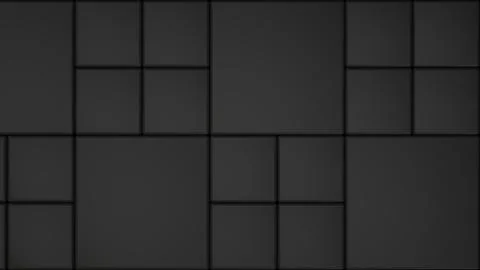 Pattern from black cubes of different sizes Stockillustratie