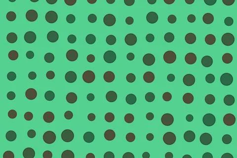 Pattern of black dots on teal background for design Stock Illustration