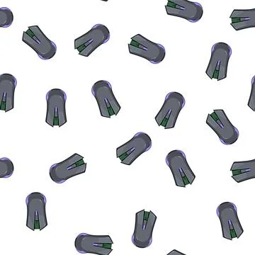 Pattern black game mouse cartoon vector 스톡 일러스트