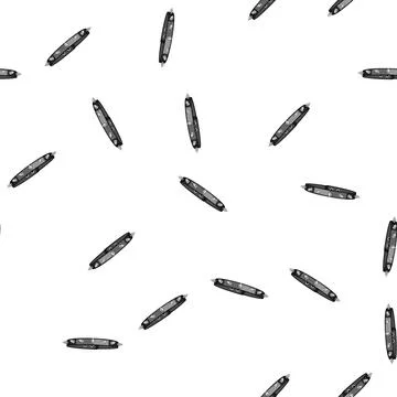 Pattern Black leather punk rock style spiked bracelet 스톡 일러스트
