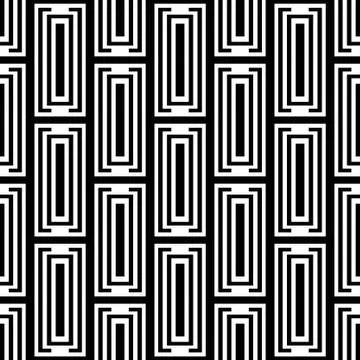 Pattern with black lines Stock Illustration