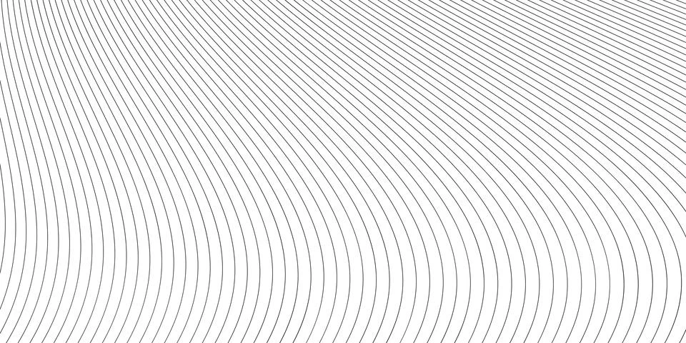 Pattern of black lines on white background Stock Illustration