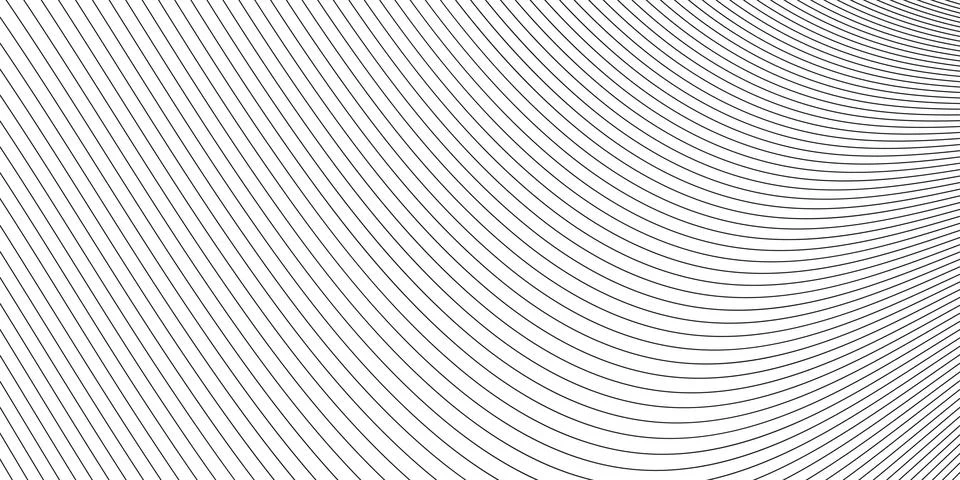 Pattern of black lines on white background Stock Illustration