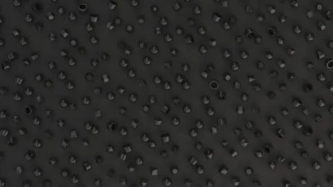 Pattern from black primitives on black surface Stock Illustration