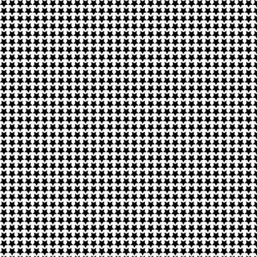 Pattern of black stars Stock Illustration