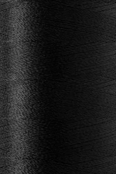 The pattern of black thread roll Foto stock