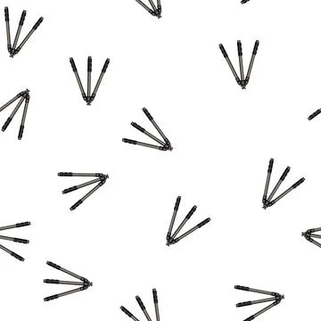 Pattern black tripod camera cartoon vector Stock Illustration