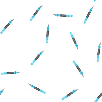 Pattern blade cutter knife cartoon vector Stock Illustration