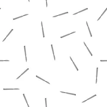 Pattern blade scalpel surgery cartoon vector Stock Illustration
