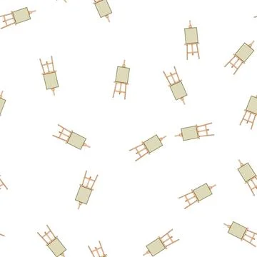 Pattern blank easel cartoon vector イラスト素材