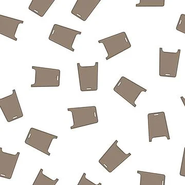 Pattern blank outdoor chalkboard cartoon vector Illustrazione stock