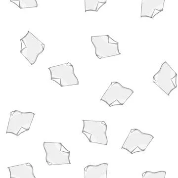 Pattern blank paper curl cartoon vector 스톡 일러스트