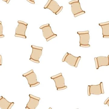 Pattern blank papyrus parchment cartoon vector 库存插图