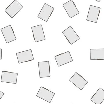 Pattern blank whiteboard school cartoon vector Illustrazione stock
