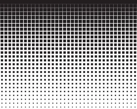 Pattern with blend black squares Stock Illustration