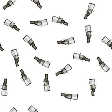 Pattern blender juicer kitchen cartoon vector Stock Illustration