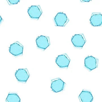 Pattern block ice game button cartoon vector Illustrazione stock