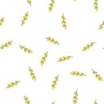 Pattern bloom flower branch cartoon vector Stock Illustration