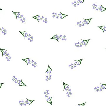 Pattern blossom flower branch cartoon vector Stock Illustration