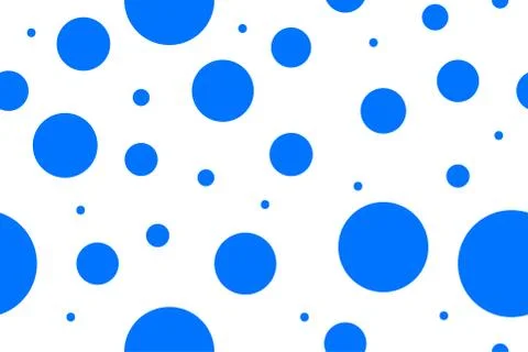 Pattern with blue circles Stock Illustration