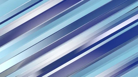Pattern of blue color strips prisms. Abstract background. 3D rendering Stock Footage 82840563