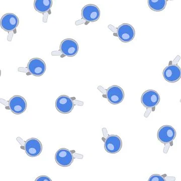 Pattern blue cufflinks cartoon vector 库存插图