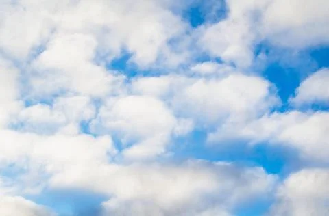 Pattern blue day sky with white clouds background pattern blue day sky wit... Stockfoto's