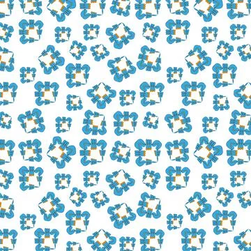 Pattern blue Stock Illustration