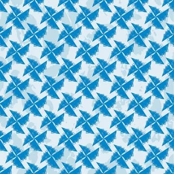 The pattern is blue Stock Illustration