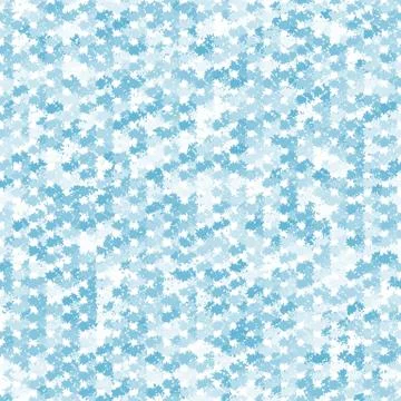 Pattern of blue ink blots Stock Illustration