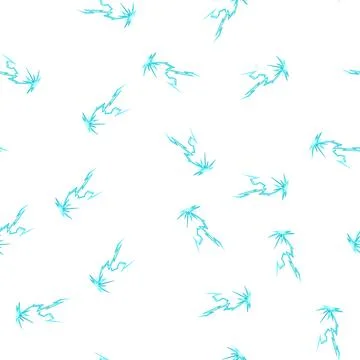 Pattern blue lightning thunderbolt energy striking ground impact Illustrazione stock