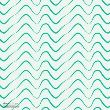 Pattern With Blue Lines Hand Drawn. Stock Illustration