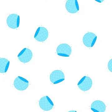Pattern blue magic shield protecting invisible content Illustrazione stock