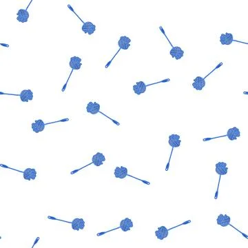 Pattern blue plastic fly swatter preventing insect pests control イラスト素材