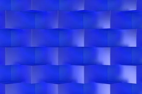 Pattern with blue rectangular shapes Stock Illustration