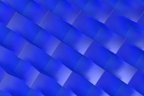 Pattern with blue rectangular shapes Stock Illustration