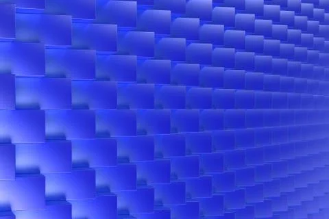 Pattern with blue rectangular shapes Illustrazione stock