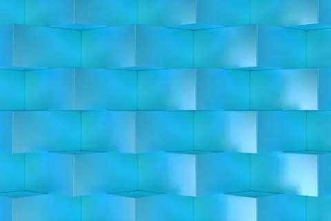 Pattern with blue rectangular shapes Illustrazione stock