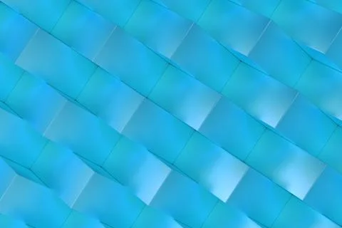 Pattern with blue rectangular shapes Stock Illustration