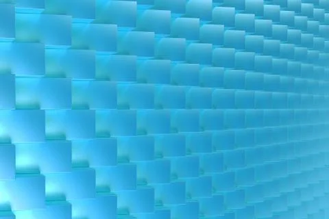 Pattern with blue rectangular shapes Stock Illustration