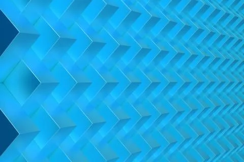 Pattern with blue rectangular shapes Illustrazione stock