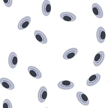 Pattern blue stove burner cartoon vector Stock Illustration