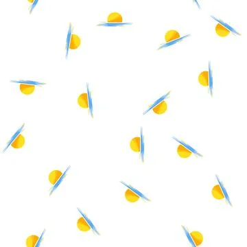 Pattern blue sunset cartoon vector 库存插图