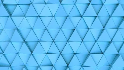Pattern of blue triangle prisms Illustrazione stock